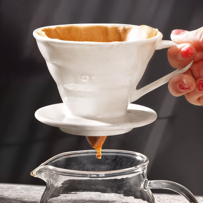 Aeris Home – Ceramic Pour Over Coffee Dripper