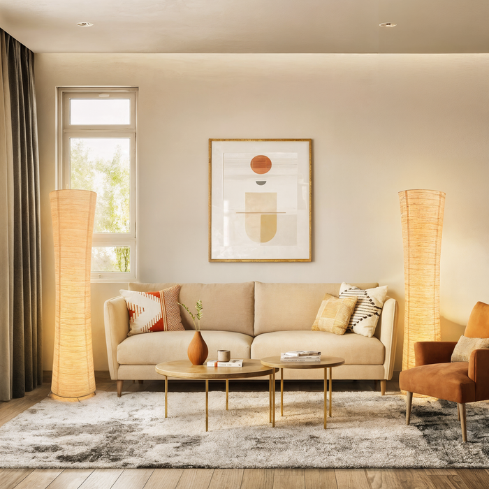 Aeris Home – Rice Paper Floor Lamp
