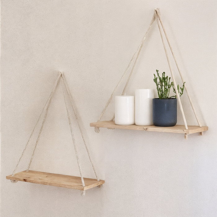 Aeris Home – Suspended Rope Shelf