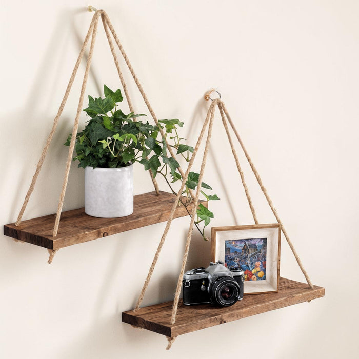 Aeris Home – Suspended Rope Shelf