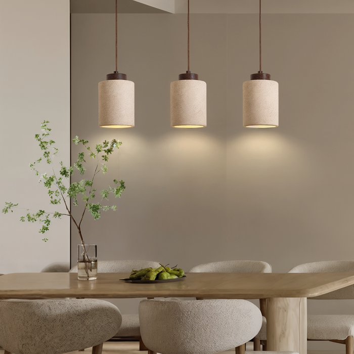 Aeris Home – Travertine Pendant Light