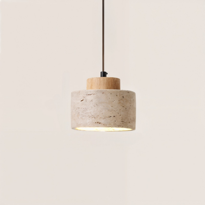 Aeris Home – Travertine Pendant Light