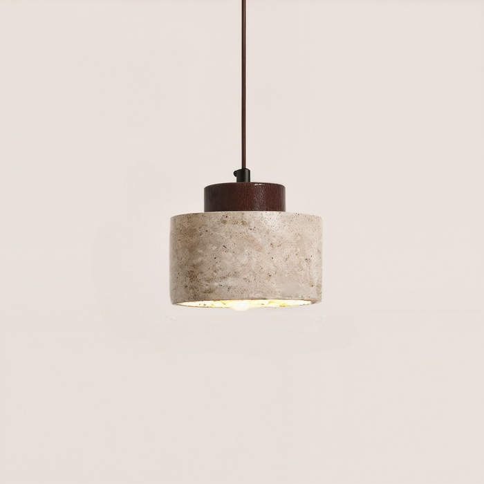 Aeris Home – Travertine Pendant Light