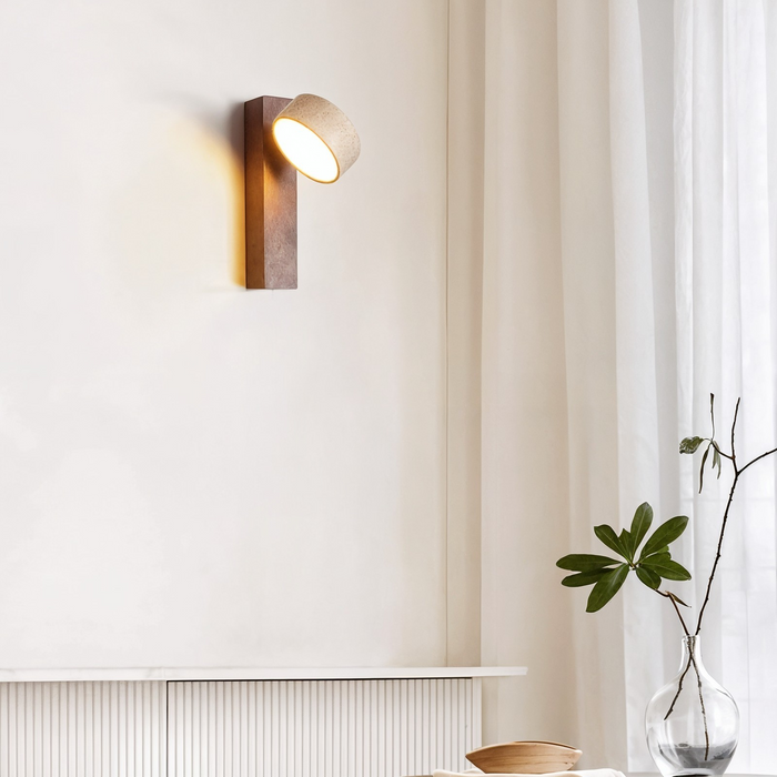 Aeris Home – Travertine Wall Sconce