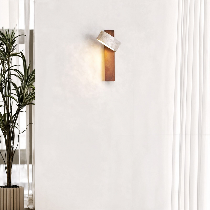 Aeris Home – Travertine Wall Sconce