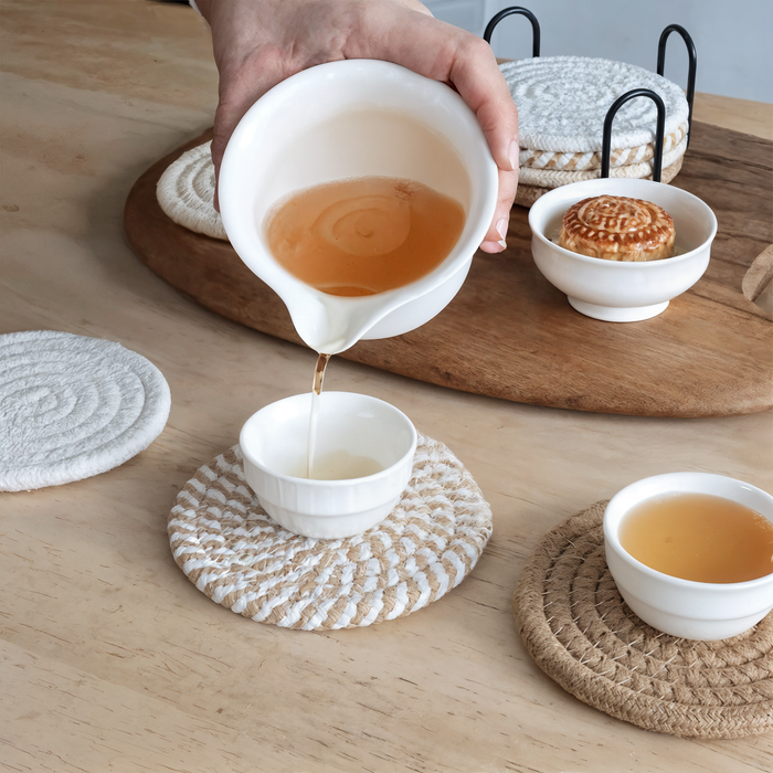 Aeris Home – Woven Coaster Set