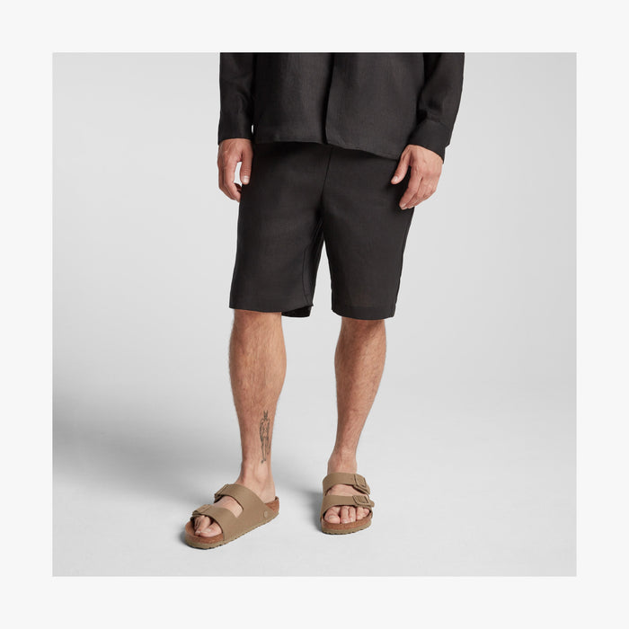 Black | Front view of Algarve Shorts in Black