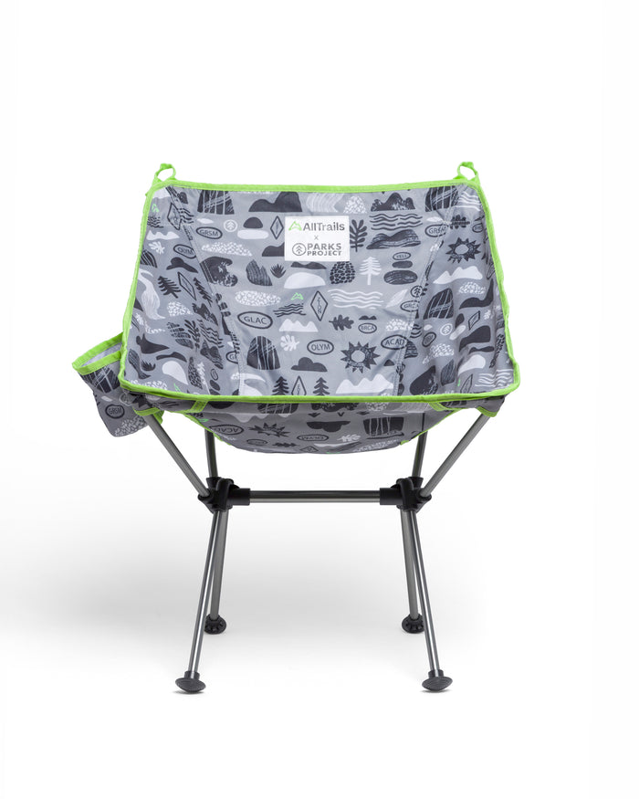 Shop AllTrails x Parks Project Packable Camp Chair Inspired by Parks | multi-color
