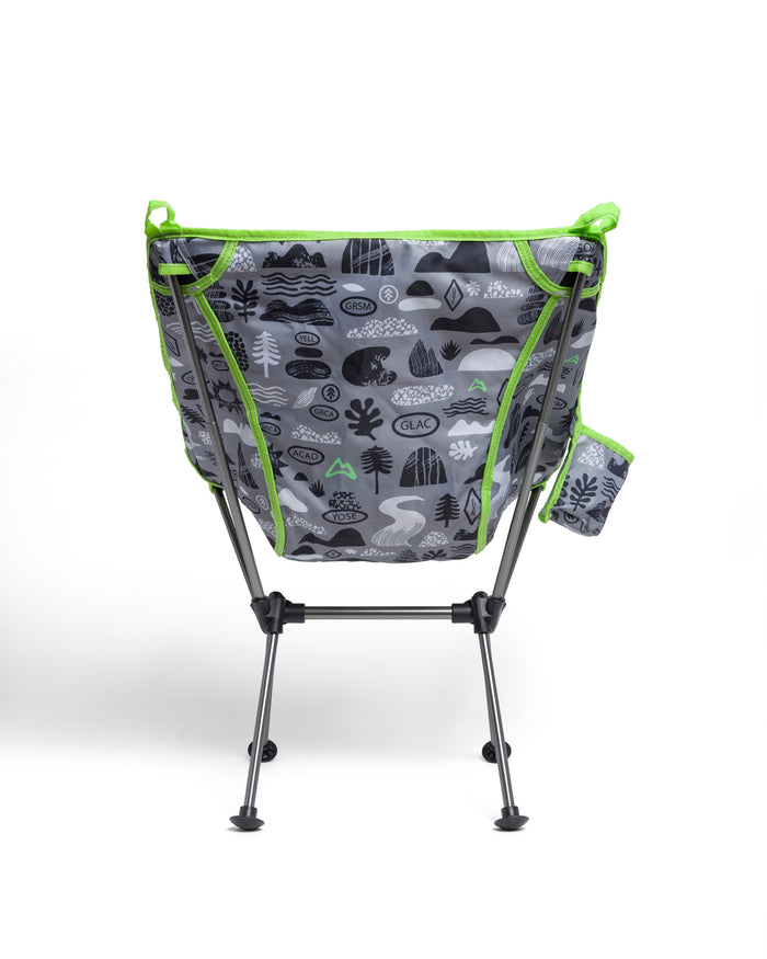 Shop AllTrails x Parks Project Packable Camp Chair Inspired by Parks | multi-color