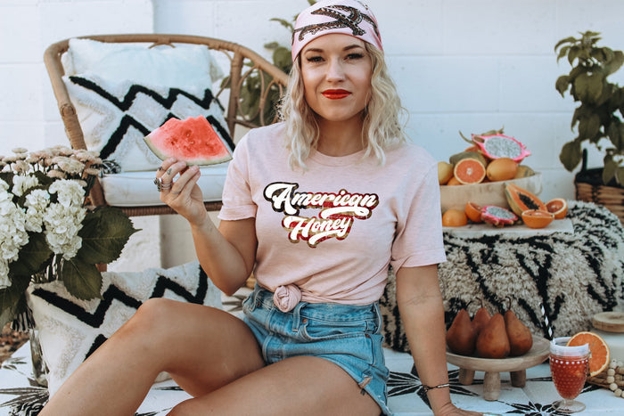 American Honey, 4th of July Patriotic T-shirt