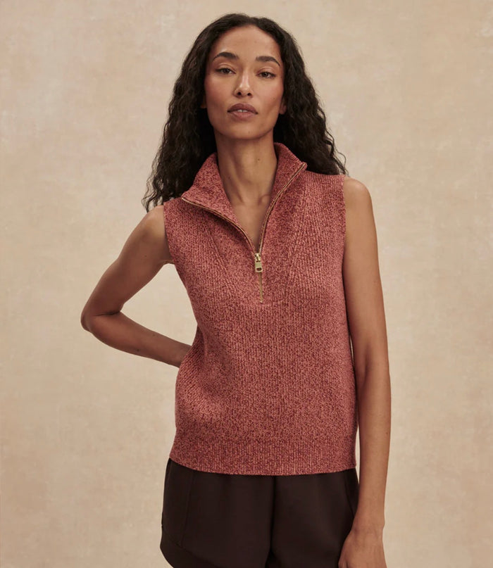 Amina Half Zip Knit - Molly + Kate