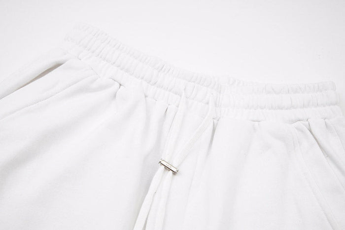 AMIRI Straight-Leg Logo-Embroidered Cotton-Jersey Shorts