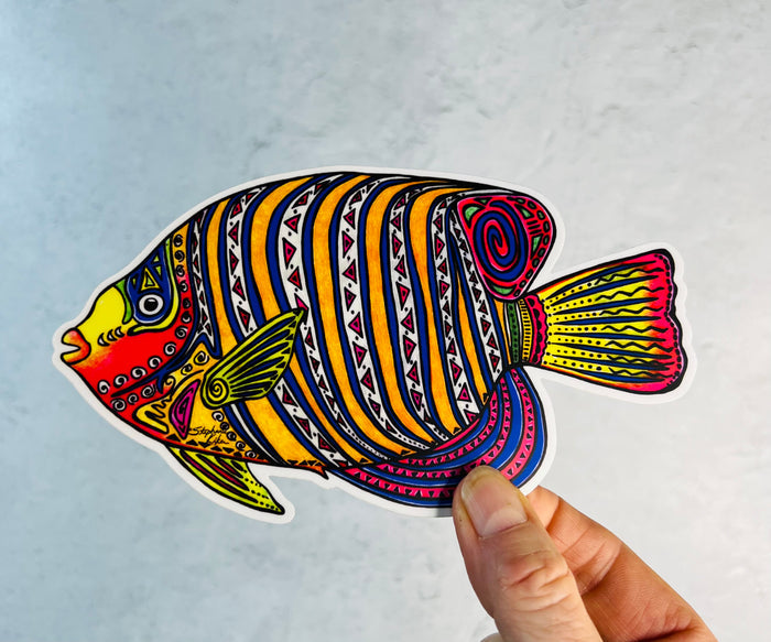Angel Fish Sticker