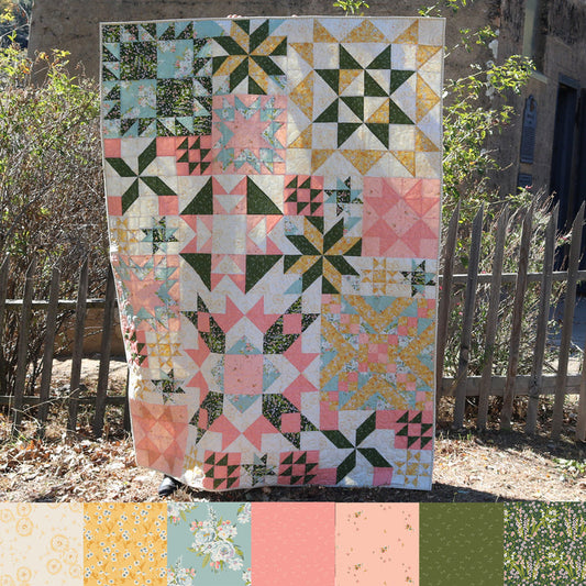 Apple Cider Stars Block of the Month Fabric Kit (2026 BOM)