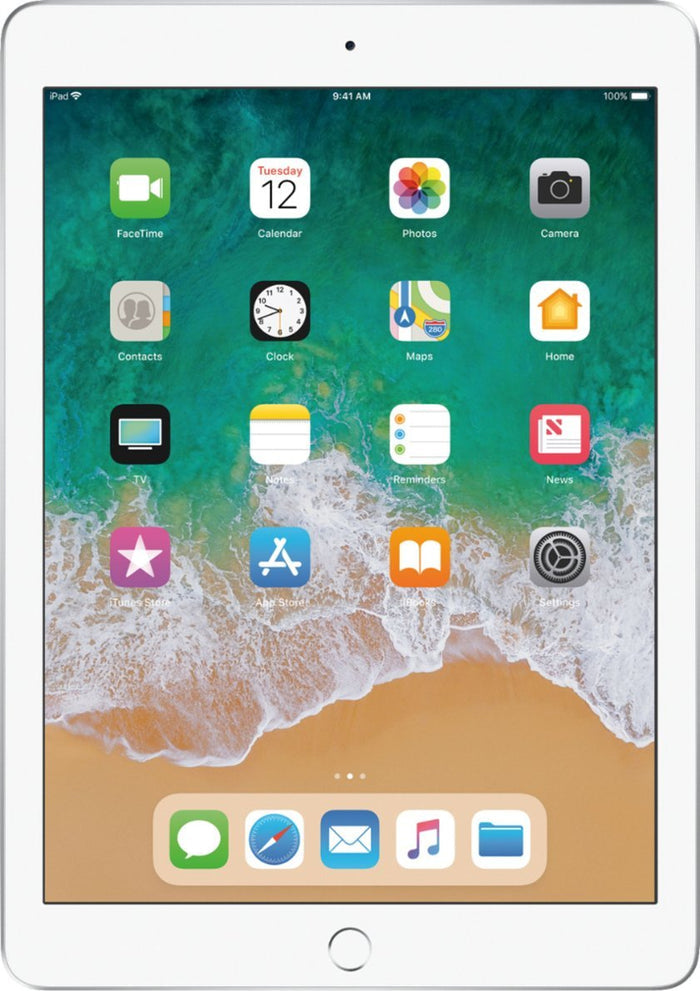 Apple iPad 9.7" 5th Gen 32GB Wi-Fi A1822 MP2G2LL/A Silver (2017) - Coretek Computers