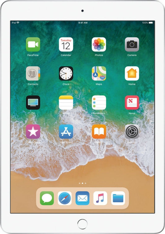 Apple iPad 9.7" 5th Gen 32GB Wi-Fi A1822 MP2G2LL/A Silver (2017) - Coretek Computers