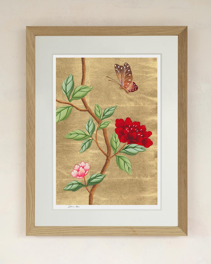 11 x 14 inches / Oak frame