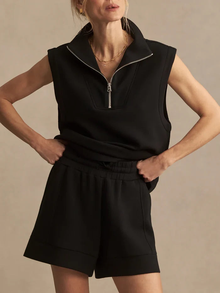 Atrium High Rise Short 4.5” - Black - Molly + Kate