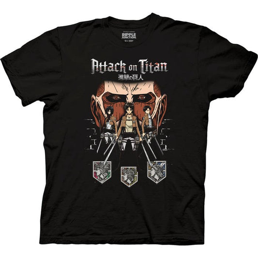 Attack on Titan - Characters Adult Fitted T-Shirt