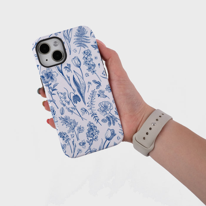 Azure Botanics | iPhone Case - IMCASE