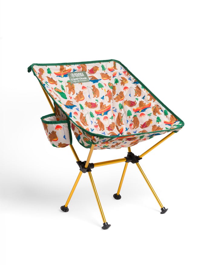 Shop Bears at Camp Packable Camp Chair | natural
