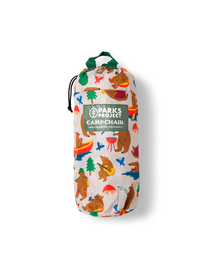 Shop Bears at Camp Packable Camp Chair | natural