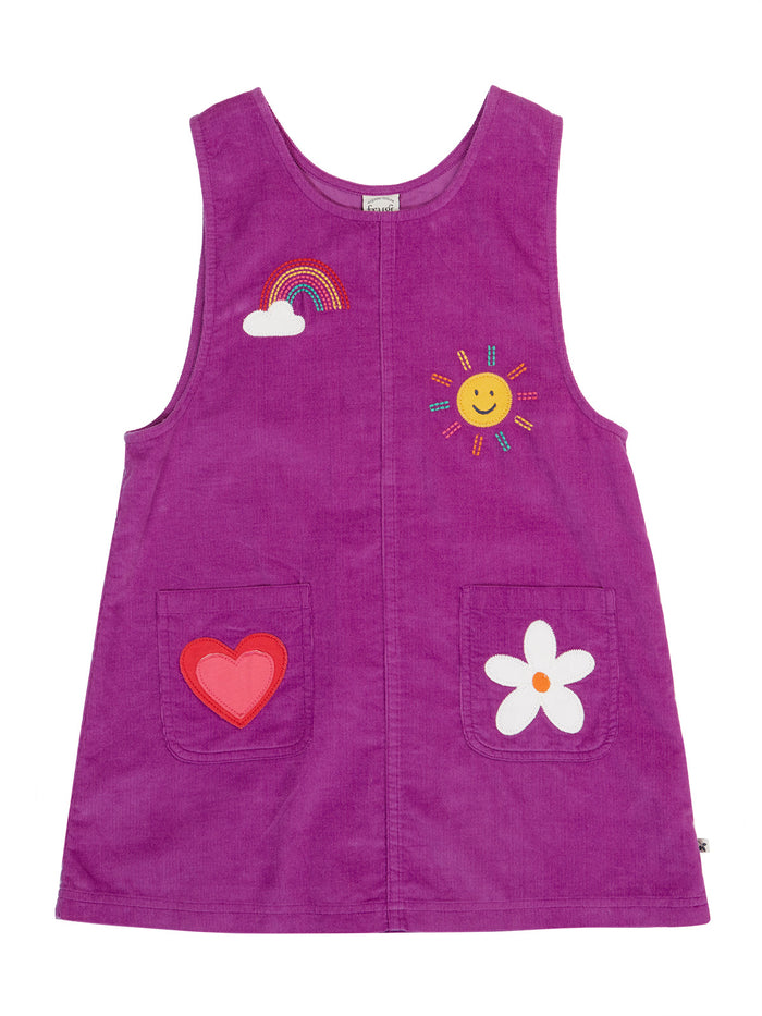 Becky Cord Pinafore Dress