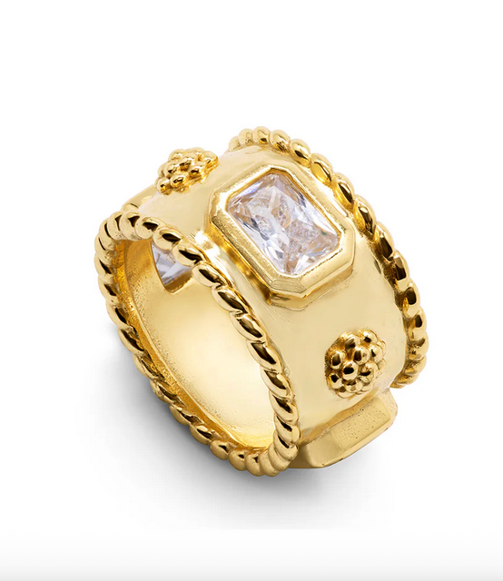 Berry Band Clear Cubic Zirconia