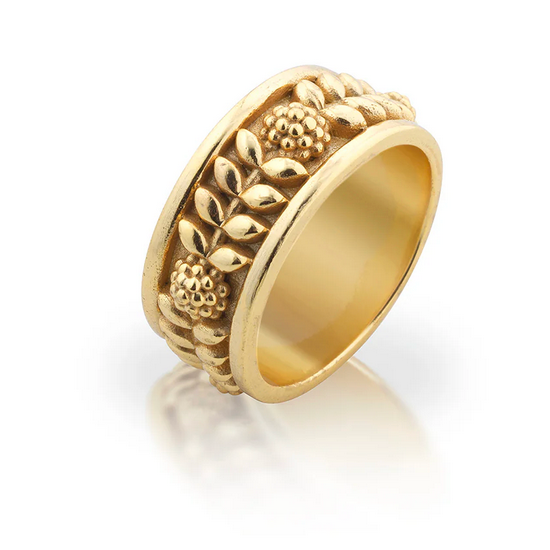 Berry Vine Ring - Gold