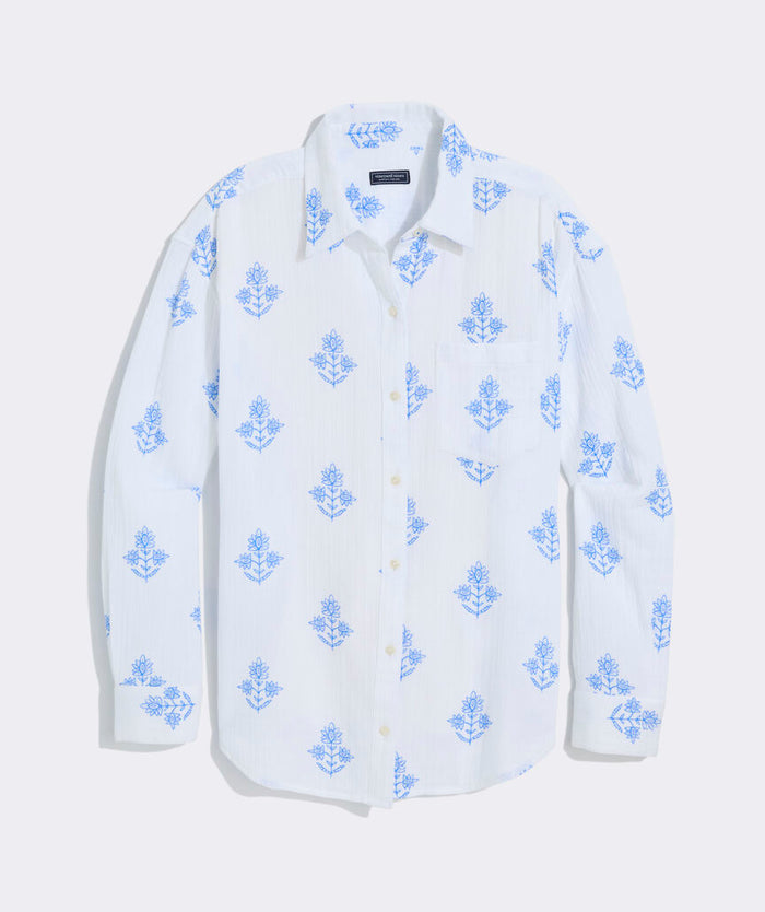Birdie Gauze Button Down - Molly + Kate