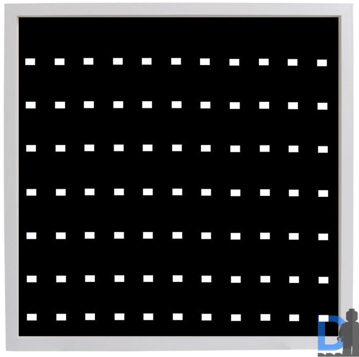 77 Lego Minifigures black Edition white frame display - Lego Minifigures Frame Display - 1