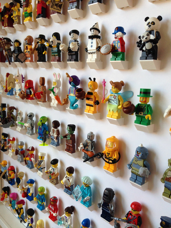 77 Lego Minifigures Black frame display - Lego Minifigures Frame Display - 5