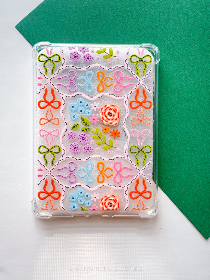 Blooming Bows E Reader Case and/or Bookmark [Combined Listing]