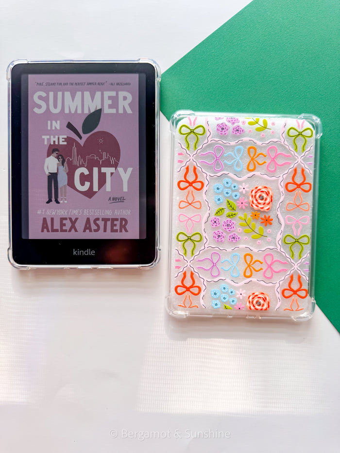 Blooming Bows E Reader Case and/or Bookmark [Combined Listing]