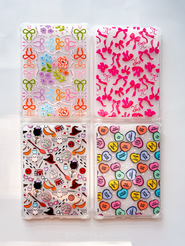 Blooming Bows E Reader Case and/or Bookmark [Combined Listing]