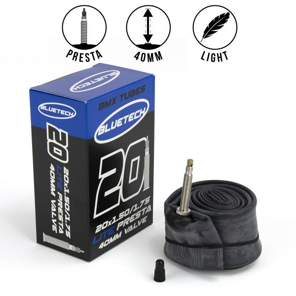 BLUE TECH INNER TUBE 24" x 1.50-1.75" PRESTA VALVE Lighter Weight Version