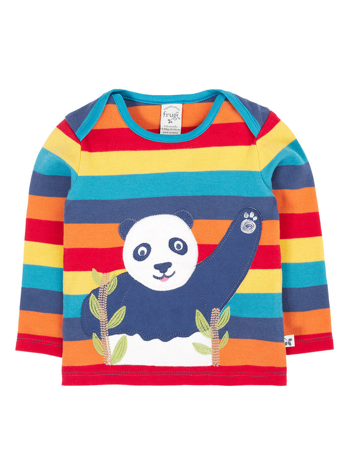 Big Rainbow Stripe/Panda / 0-3m