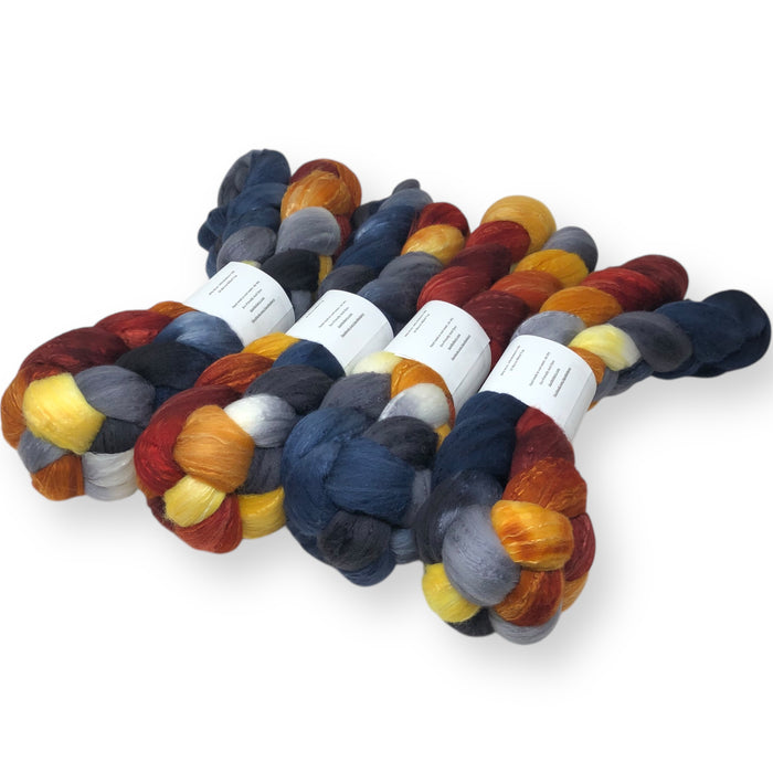 Bonfires - US grown Fine Wool and Silk Top