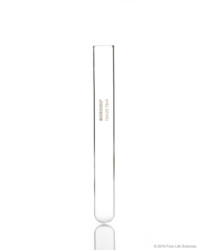 Borosil® Test Tubes without RIM 16*150 Borosilicate 3.3 ISO 4142 20ml CS/400 | img_1 | Foxx Life Sciences Global | shopfls.com