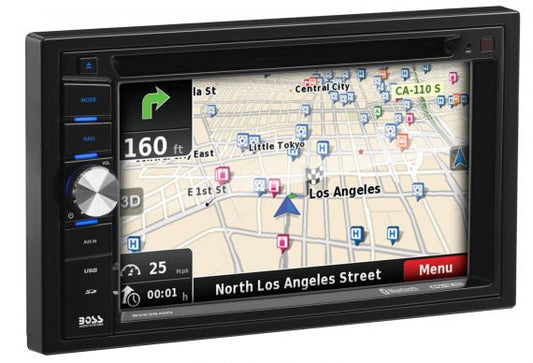 Boss BV9384NV Double-DIN, DVD Player 6.2" Touchscreen Navigation Bluetooth