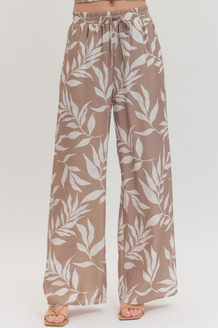 Botanical Print Wide Leg - Molly + Kate
