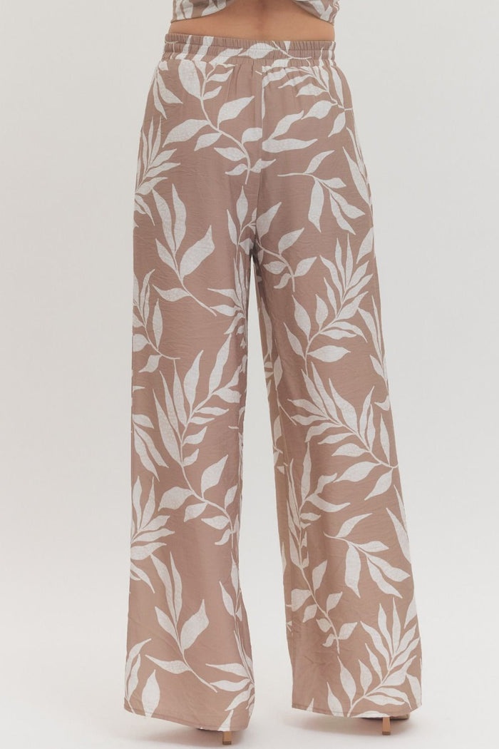 Botanical Print Wide Leg - Molly + Kate