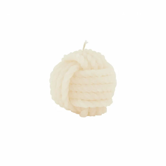 Bougie Karaca Home Rope crème, 6 cm