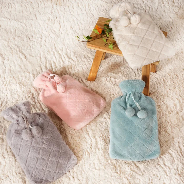 Bouillotte Karaca Home en peluche, gris