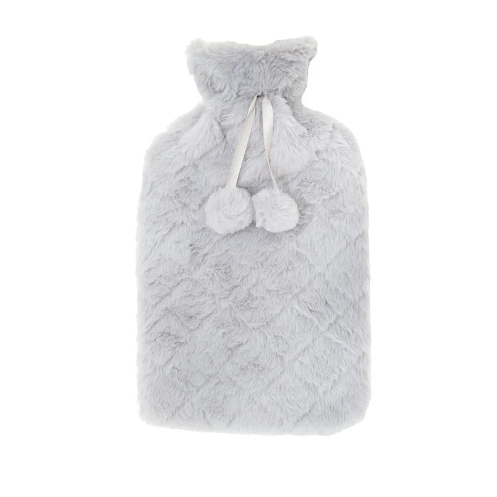 Bouillotte Karaca Home en peluche, gris