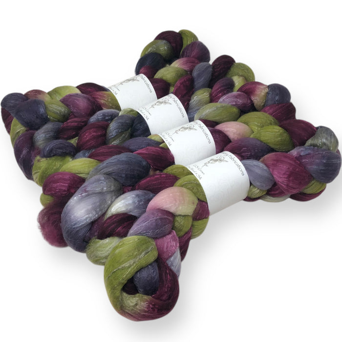 Briar Rose - US grown Fine Wool and Silk Top