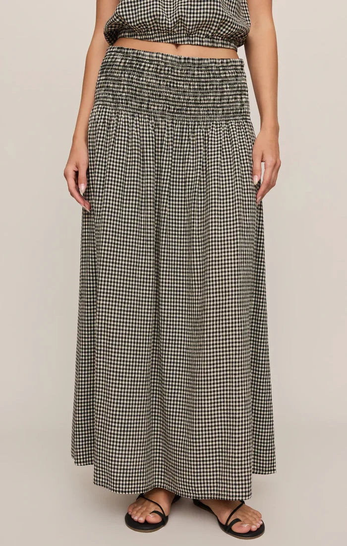 Brooke Gingham Maxi Skirt - Molly + Kate