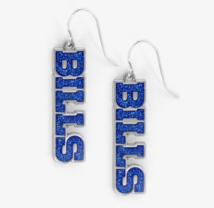 Buffalo Bills Glitter Earrings - Molly + Kate