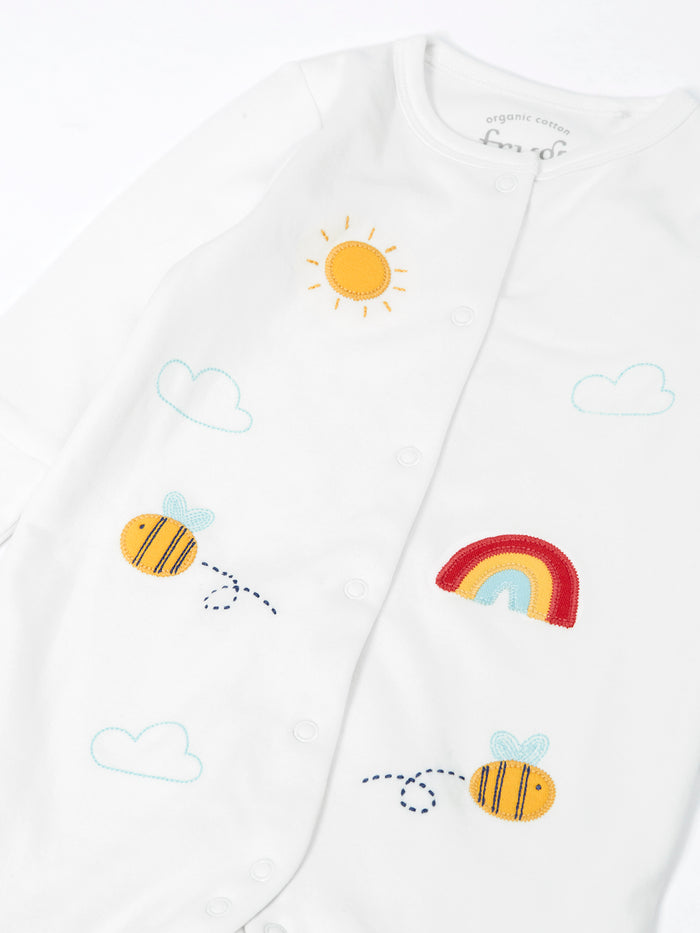 Buzzy Bee Applique Babygrow