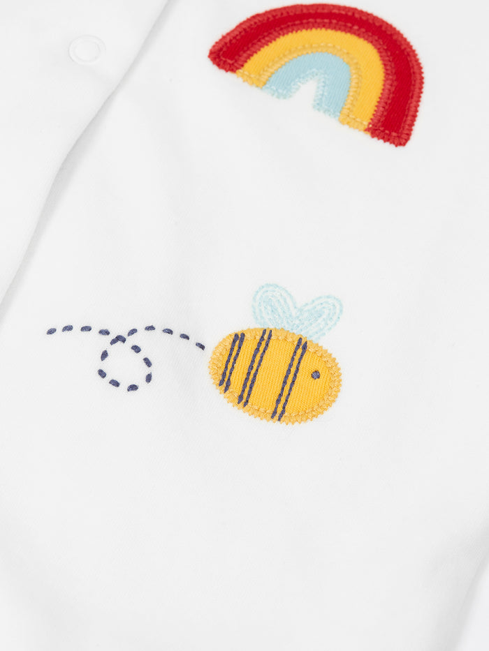 Buzzy Bee Applique Babygrow